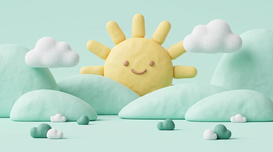 Layer mascot — a little cloud in a hat and scarf